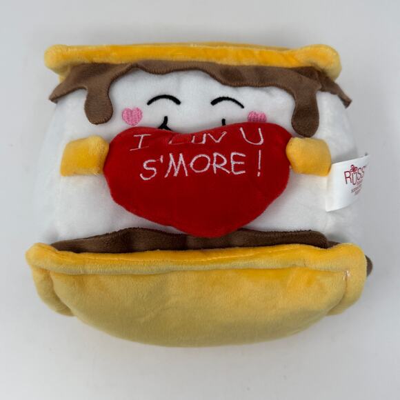 Russ Make someone Happy I Love You Smore Plush Stuffed Animal Plushie 5" - Picture 7 of 7
